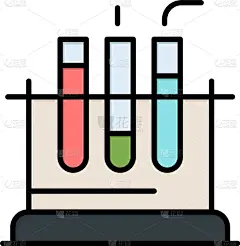 健康保健,实验室,彩色图片,图标,平坦的,圆柱体,生物学,有毒物质,实验