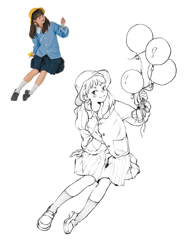 速写|人物练习-花瓣网