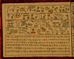 东巴楔形文字—纳西文化手抄本《创世纪》中国国家图书馆藏 - ylfangok - ylfangok的博客