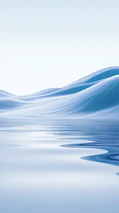 背景系列浅蓝色山脉河流