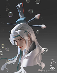 退役画师采集到厚涂男