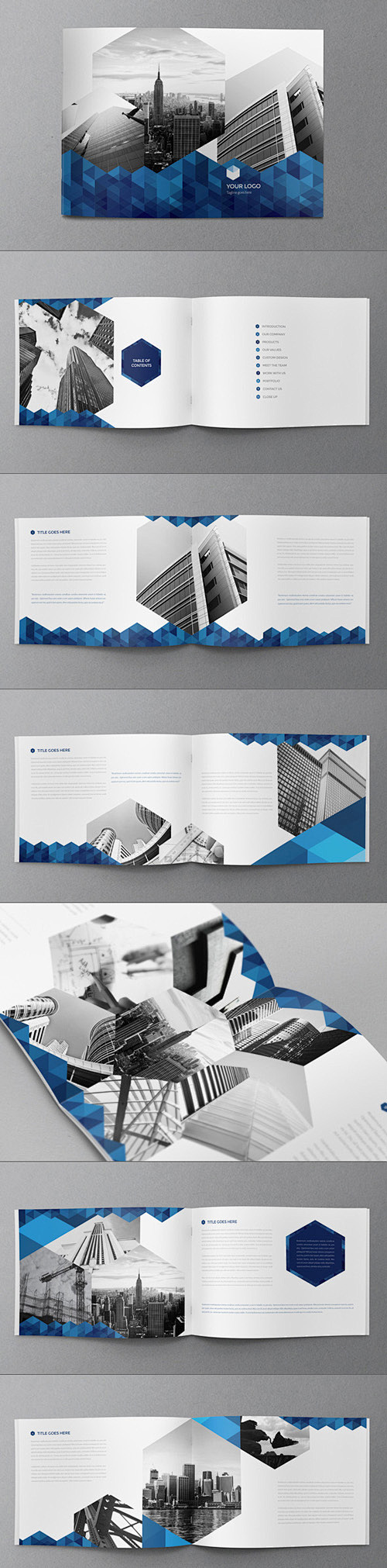 15个创意企业画册设计模板