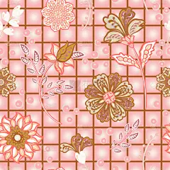 窗户,格子图案,动物手,园林,几何形状,纺织品,浪漫,壁纸,绘制,花