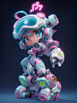 AI-20230423_01 Anime mechanical girls