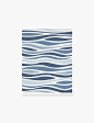 US$5.00BLUE OCEAN WAVES. BOHO ART. Minimalist. Abstract. Printable Wall Art Illustration.PAPER MOON Art & Design