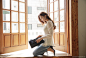 天使淡水洗色紧身牛仔裤 : Romantic & Trendy Looks, Styleonme