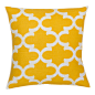 Look Here Jane, LLC - Fynn Yellow Pillow Cover - PILLOW COVER