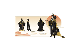 Charles熊采集到角色三视图