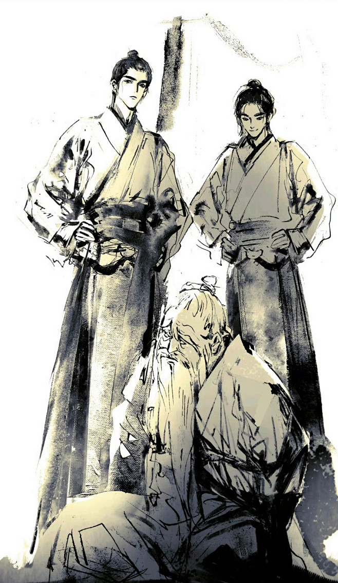 殷郊姬发截姜尚