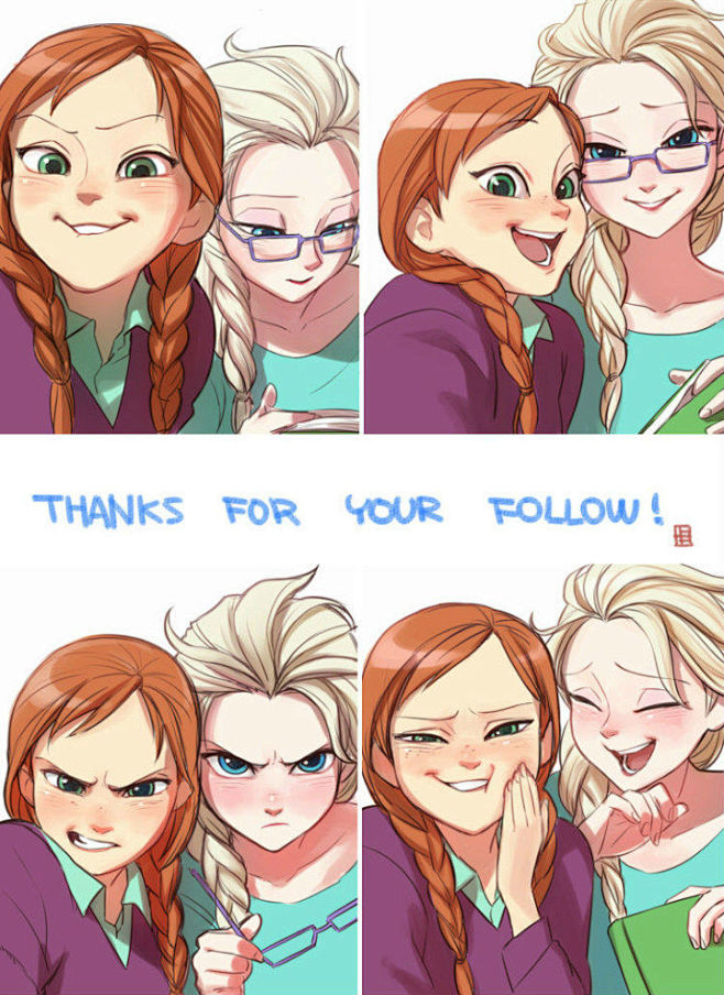 Elsa and Anna
