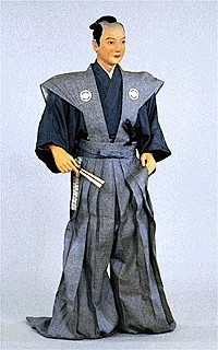 江户时代 身穿有肩衣及長袴通常礼服的武士