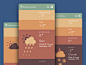 Weather App Screens