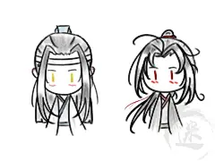 魔道祖师：忘羡五组情头+两组学生装壁纸，全见过？绝不可能！