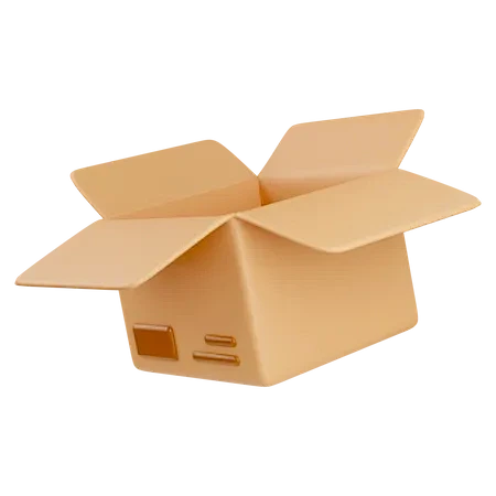 Open Package 3D Icon