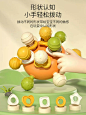 曼哈顿手抓球婴儿硅胶可咬牙胶磨牙棒宝宝玩具0一1岁3到6个月以上-tmall.com天猫