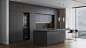 KItchen. Living room : 3д визуализация дизайна интерьера кухни-гостиной. 