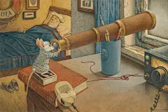 老爷爷和小老鼠海上灯塔的故事插画-德国Lev Kaplan [21P] (6).jpg