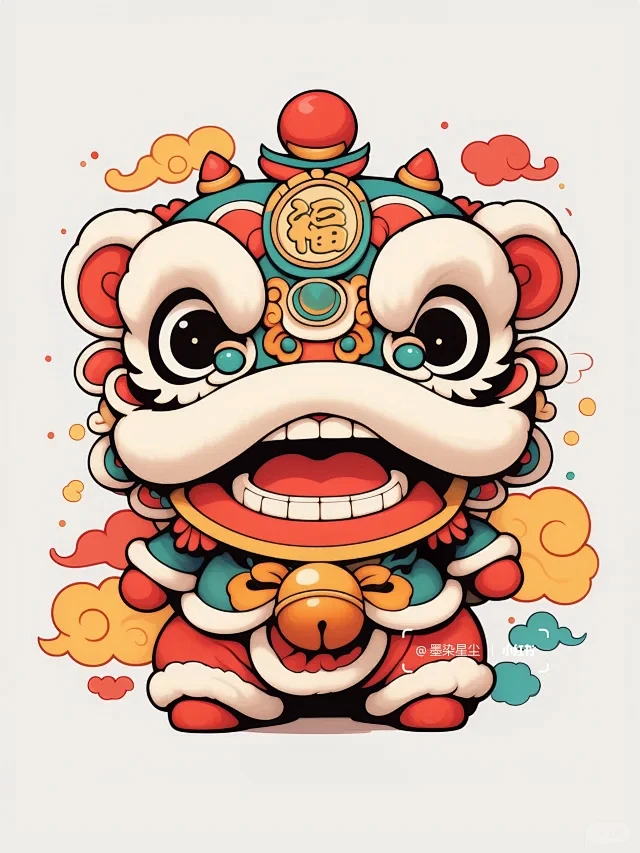 可爱卡通醒狮 - 小红书搜索-花瓣网