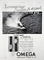 Omega watches vintage poster