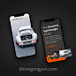 汽车APP界面设计 Car App Design  每日UI源文件分享 :  