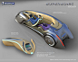 Michelin Challenge Design: Marko Lukovic's "Supersonic" EV Concept Car Powered by Removable Batteries