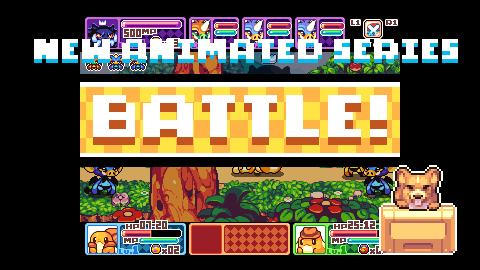 【pixel artist】Coda Van Norman 米国像素艺术家，动画师。造型颜色动画都很赞。风格很少女。用传统游戏表现形式来做剧情 ...