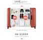 Samsonite/新秀丽拉杆箱飞机轮行李箱旅行箱男女20/25/28寸 AZ9-tmall.com天猫