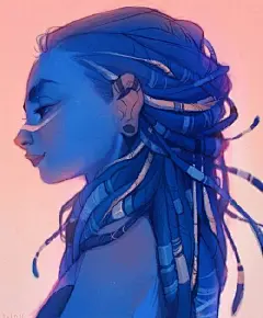 Lois van Baarle的的绘画风格偏欧美，笔下的角色设计有种迪士尼的感觉，色彩与光感更加为画面增添了一种神秘的氛围。#遇见艺术##插画# ​ ​​​​