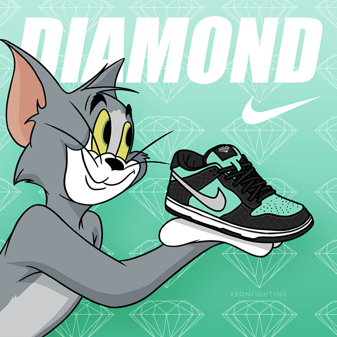 #sneaker art# Diamon...