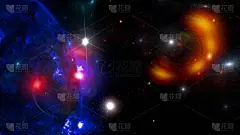 未来,星系,太空,行星,壁纸,天空,留白,望远镜,水平画幅,星星