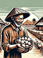 版画风格农产品包装设计_5_大仁_来自小红书网页版