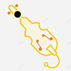 大提琴乐器卡通插画矢量图 免费下载 页面网页 平面电商 创意素材