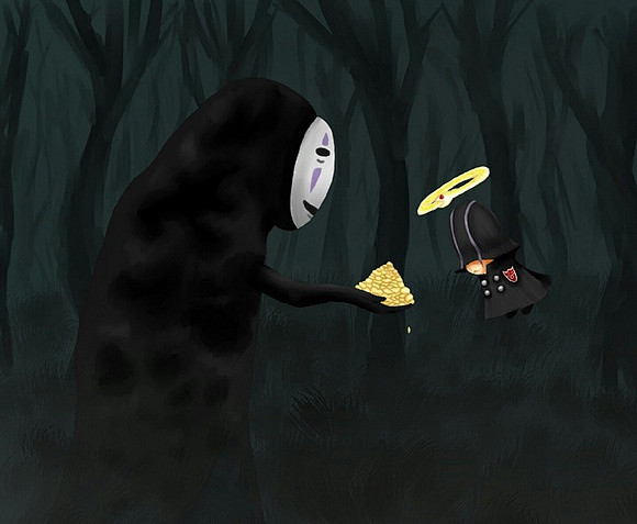 无脸男能给你金子你却给不了无脸男想要的东西