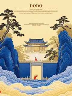 中式美学｜国画意境，楼阁如梦 - 小红书