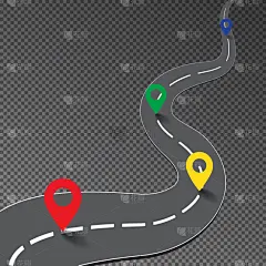 分离着色,街道,路,铁路枢纽,透明,创造力,信息图表,商务,数据