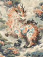 【山海经：麒麟-缤纷】