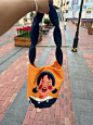 罗绮X姚醒醒 原创插画设计可爱表情充棉肩带手提水桶包女单肩包-tmall.com天猫
