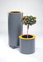 Jardinières cylindrical by TF URBAN | Plant pots