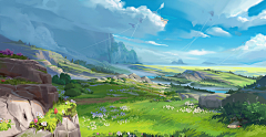 不画书采集到插画-场景