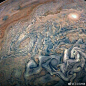 美国宇航局发布最新的木星照片，太赞了！#太空探索##科普# ​​​​