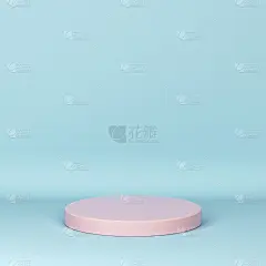 简单的讲台。陈列柜代表你的产品