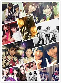 #AKB48##渡边麻友##小嶋阳菜##小嶋陽菜0419生日快乐# 【祝大王生日快乐】多年来一直关系十分神奇的埼玉姐妹二人，以她们特有的方式在互相支持着，恭喜生日也是冠名番的开始！希望大王越来越好，心想事成！wuli埼玉小霸王也在努力的追赶娘娘时尚的脚步呢！