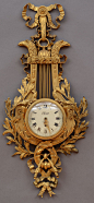 LOUIS XVI STYLE ORMOLU WALL CLOCK