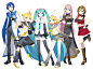 『PIAPRO CHARACTERS SUPER PACK』人设图