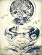 Pisces by nhienan on deviantART #插画# #小清新# #水彩# #头像#