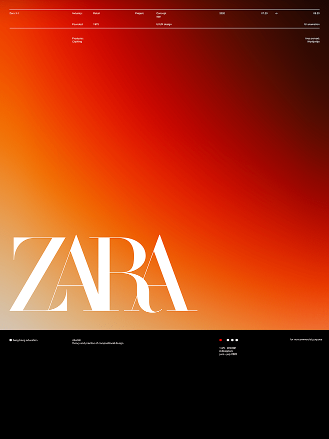 ZARA. Concept App