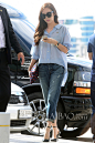 少女时代组合成员郑秀妍 (Jessica) 8月2日韩国仁川机场街拍 (飞香港)