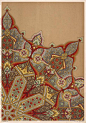 Christopher Dresser, Ornament in the arabian style, intended to be painted in the centre of a ceiling, 1876: 
