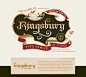 WT Kingsbury : WT Kingsbury is a collection of type family that inspired from the Old English era that evolved in Western Europe from the middle of the twelfth century, the main font was harmonized by Lombardic and Blackletter styles, we called it WT King