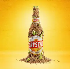 超赞的CRYSTAL麦芽啤酒创意海报设计 文艺圈 展示 设计时代网-Powered by thinkdo3